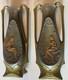 2 Vases Art Nouveau Jean Garnier Taille 37cm