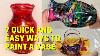 7 Quick Easy And Gorgeous Ways To Paint A Vase With Fluid Art