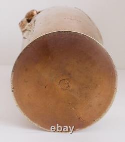 Albert MARIONNET, Vase en bronze à décor de chardons Art Nouveau