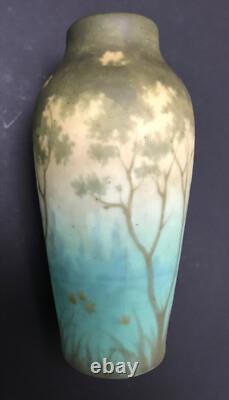 Amalric Walter Nancy Art Nouveau Vase En Grès No Daum Gallé Muller Legras