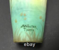 Amalric Walter Nancy Art Nouveau Vase En Grès No Daum Gallé Muller Legras