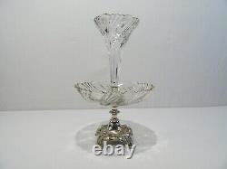 Ancien Centre De Table Coupe Vase Cornet Tulipier Surtout De Table Art Nouveau