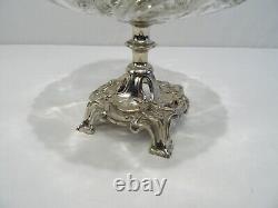 Ancien Centre De Table Coupe Vase Cornet Tulipier Surtout De Table Art Nouveau