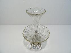 Ancien Centre De Table Coupe Vase Cornet Tulipier Surtout De Table Art Nouveau