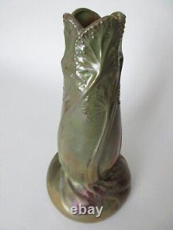 Ancien Vase Art Nouveau De Charles Catteau Vase Ombelles Ceramique Rambervillers