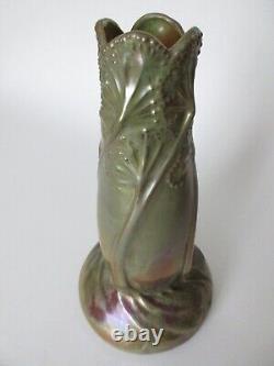 Ancien Vase Art Nouveau De Charles Catteau Vase Ombelles Ceramique Rambervillers