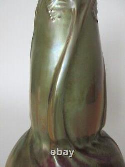 Ancien Vase Art Nouveau De Charles Catteau Vase Ombelles Ceramique Rambervillers