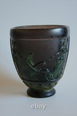 Ancien Vase Art Nouveau Georges De Feure Glass Circa 1915/20