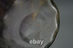 Ancien Vase Art Nouveau Legras Olga En Verre Émaillé Circa 1900
