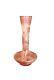 Ancien Vase Baccarat Églantier Rose Dégagé à L'acide Circa 1900 Art Nouveau