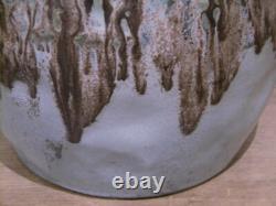 Ancien grès art nouveau Denbac vase cache pot