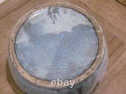 Ancien grès art nouveau Denbac vase cache pot