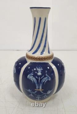Ancien soliflore vase gres henri amirault parthenay art deco nouveau 1900