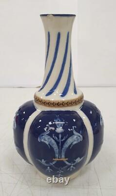 Ancien soliflore vase gres henri amirault parthenay art deco nouveau 1900