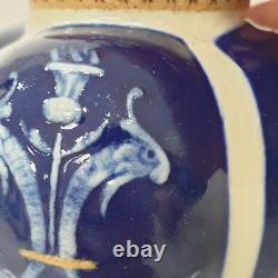 Ancien soliflore vase gres henri amirault parthenay art deco nouveau 1900