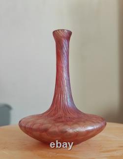 Ancien vase art nouveau Loetz verre irisé années 1900 intact