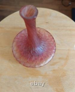 Ancien vase art nouveau Loetz verre irisé années 1900 intact