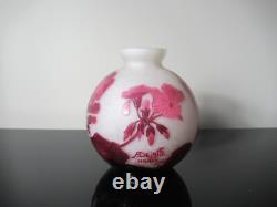 André Delatte Nancy Ancien vase boule Art Nouveau