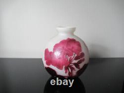 André Delatte Nancy Ancien vase boule Art Nouveau