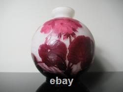 André Delatte Nancy Ancien vase boule Art Nouveau