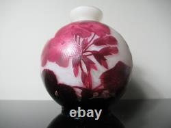 André Delatte Nancy Ancien vase boule Art Nouveau