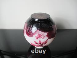André Delatte Nancy Ancien vase boule Art Nouveau