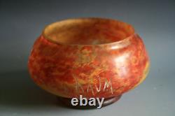 Antique Art Nouveau Daum Nancy Pate De Verre Vase