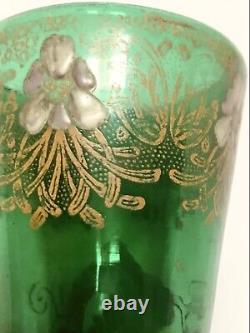 Antique Glass Vase /Verre Émaillé/Iris Ancien Legras / 1900/Verrerie/Art-nouveau
