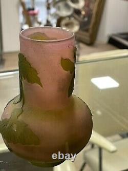Art Nouveau Vase Emilie Gallé Pate De Verre