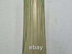 Art nouveau Loetz Très grand vase en verre soufflé irisé H. 40 cm TBE