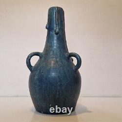 Art nouveau Maes, Dalpayrat Grand vase bougie à 3 anses Grès émaillé
