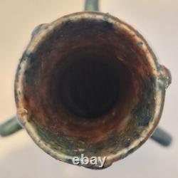 Art nouveau Maes, Dalpayrat Grand vase bougie à 3 anses Grès émaillé