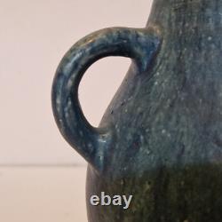 Art nouveau Maes, Dalpayrat Grand vase bougie à 3 anses Grès émaillé