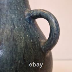 Art nouveau Maes, Dalpayrat Grand vase bougie à 3 anses Grès émaillé