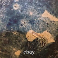 Art nouveau Maes, Dalpayrat Grand vase bougie à 3 anses Grès émaillé