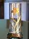 BACCARAT Vase en cristal et or, Art nouveau, décor d'iris Old gilded crystal