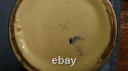 BFK KERAMIS GRAND VASE AUX GLYCINES ART NOUVEAU 1900-25 rf D2244