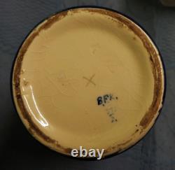 BFK KERAMIS GRAND VASE AUX GLYCINES ART NOUVEAU 1900-25 rf D2244
