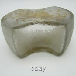 Baccarat, Saint Louis ou Montjoye Vase art nouveau à décor de phonix or, XIXe