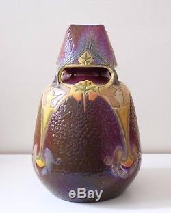 Bacs, Vase Ceramics Art Nouveau Rare Design