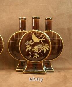 Belle Paire De Vases Art Nouveau Faience De Choisy Le Roi Hippolyte Boulenger