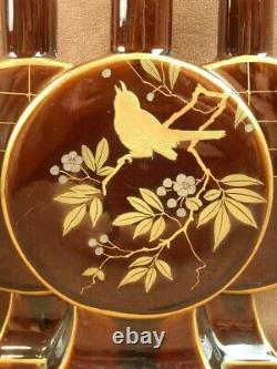 Belle Paire De Vases Art Nouveau Faience De Choisy Le Roi Hippolyte Boulenger