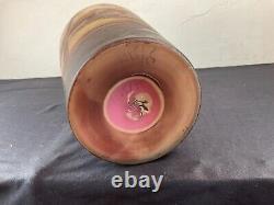 Belle TAILLE VASE DÉGAGE À L ACIDE. RICHARD BURGSTHAL. ART NOUVEAU. VERS 1920