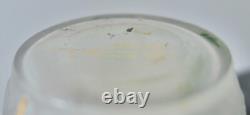 Blanchet Vase Verre Émaille Dégagé À L'acide Signé Art Nouveau Daum/montjoye