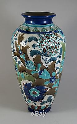 Burmantofts Faience Art Pottery Persian Art Nouveau Very Large 2060 Vase c. 1890s