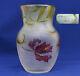 CHOISY-LE-ROI Grand Vase Cristal Gravé Acide et Emaillé Art Nouveau XIXème