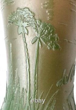 Camille Trutie De Varreux de Vez Vase à Décor Paysage Lacustre