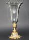 Centre De Table Vase Cornet Tulipe Baccarat Epergne Art Nouveau Ormolu