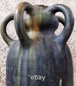 Céramique Vase Art Nouveau dans le goût des Grès de Charles Greber haut 36 cm