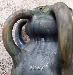 Céramique Vase Art Nouveau dans le goût des Grès de Charles Greber haut 36 cm